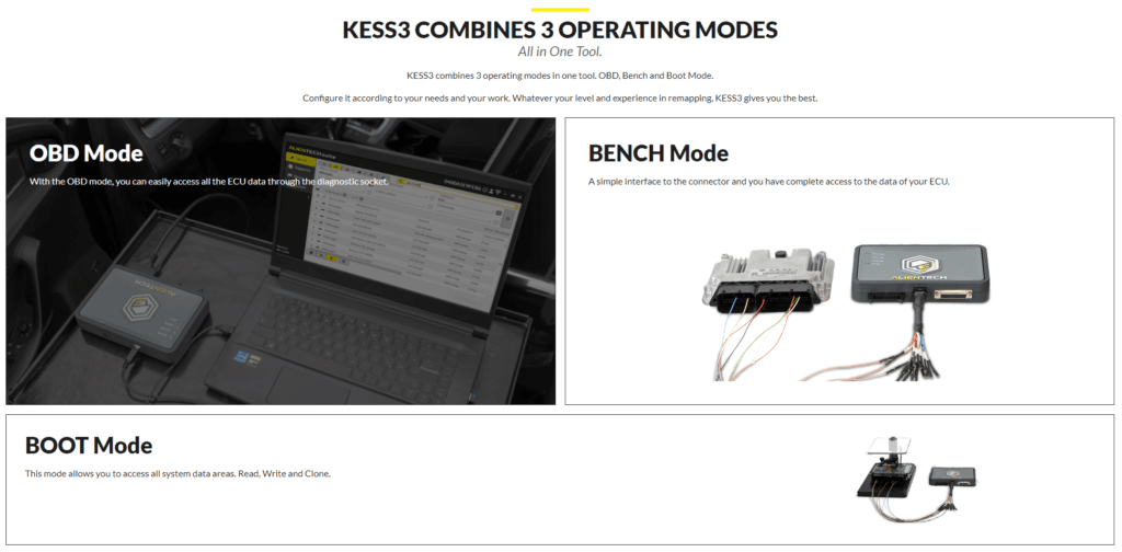 Alientech Kess V3 - 3 Remapping Modes Built In One Unit