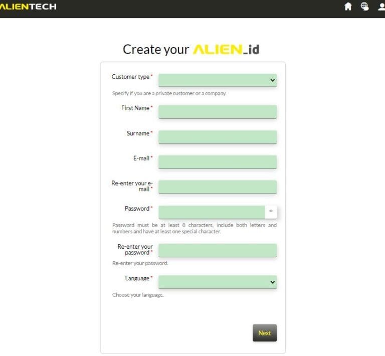 Alientech Create ID