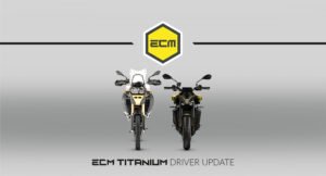 New ECM Titanium Drivers for BMW F800GS and Yamaha MT-09: more control and tuning freedom in every condition.