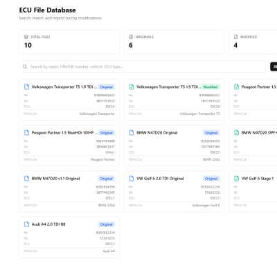 ECU-FILE-TUNING-DATABASE